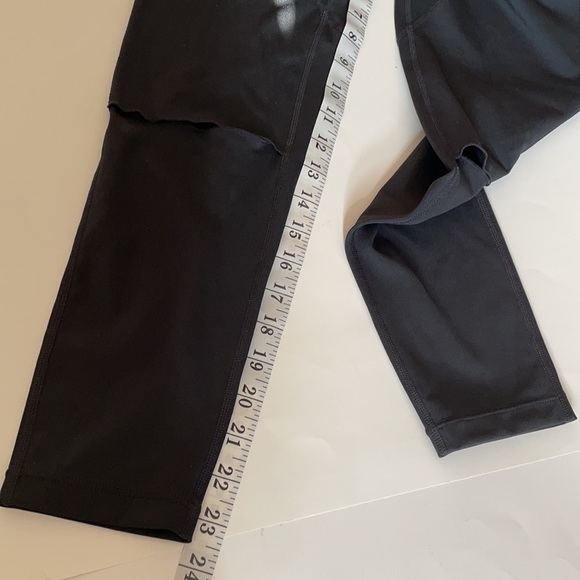 Zella Black Slit Knee Mesh Casual Active leggings size S - Picture 10 of 12